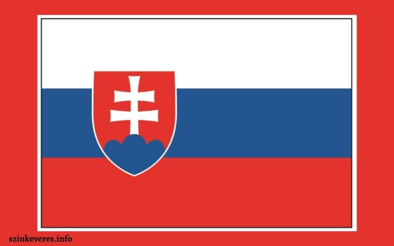 Szlovák zászló színei